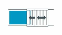 Schema - skládaný posuv